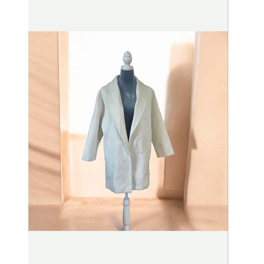 DST Off White Coat Jacket Medium
